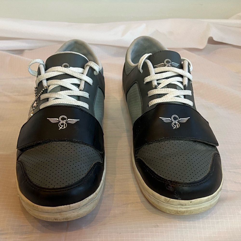 Creative Recreation Cesario Lo Black Grey Classic ￼Men’s Leather Sneaker Size 12